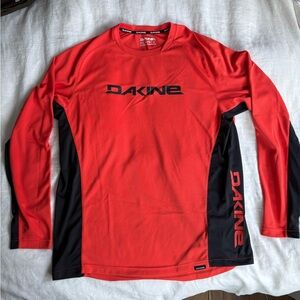 Dakine Orange Thrillium Mountain Bike MTB long sleeve shirt Jersey Men’s XL
